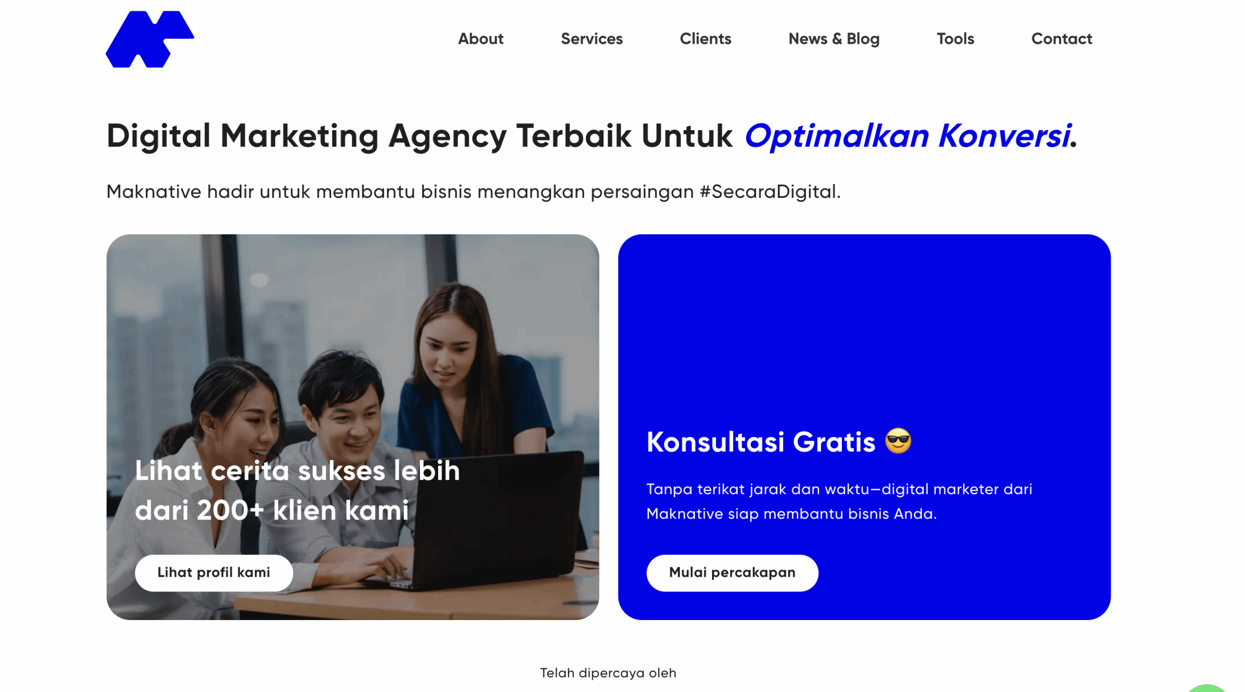 Jasa SEO Website Maknative
