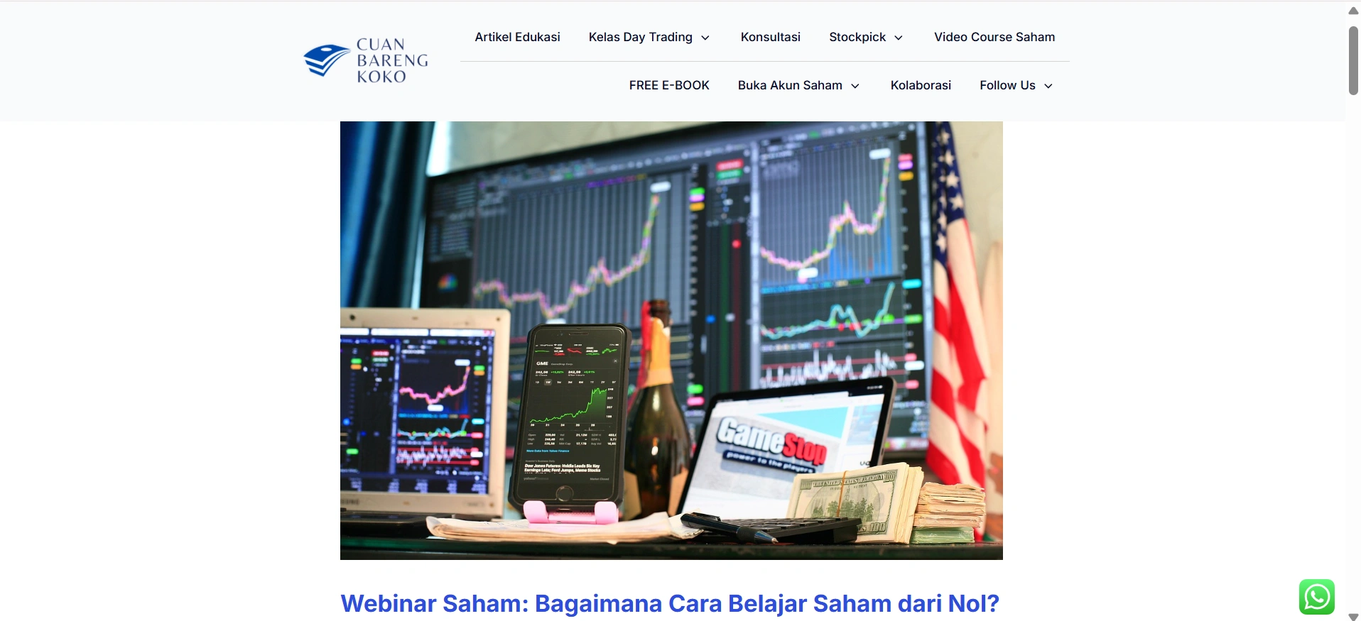 Tren Webinar Trading Saham di Era Digital 2025