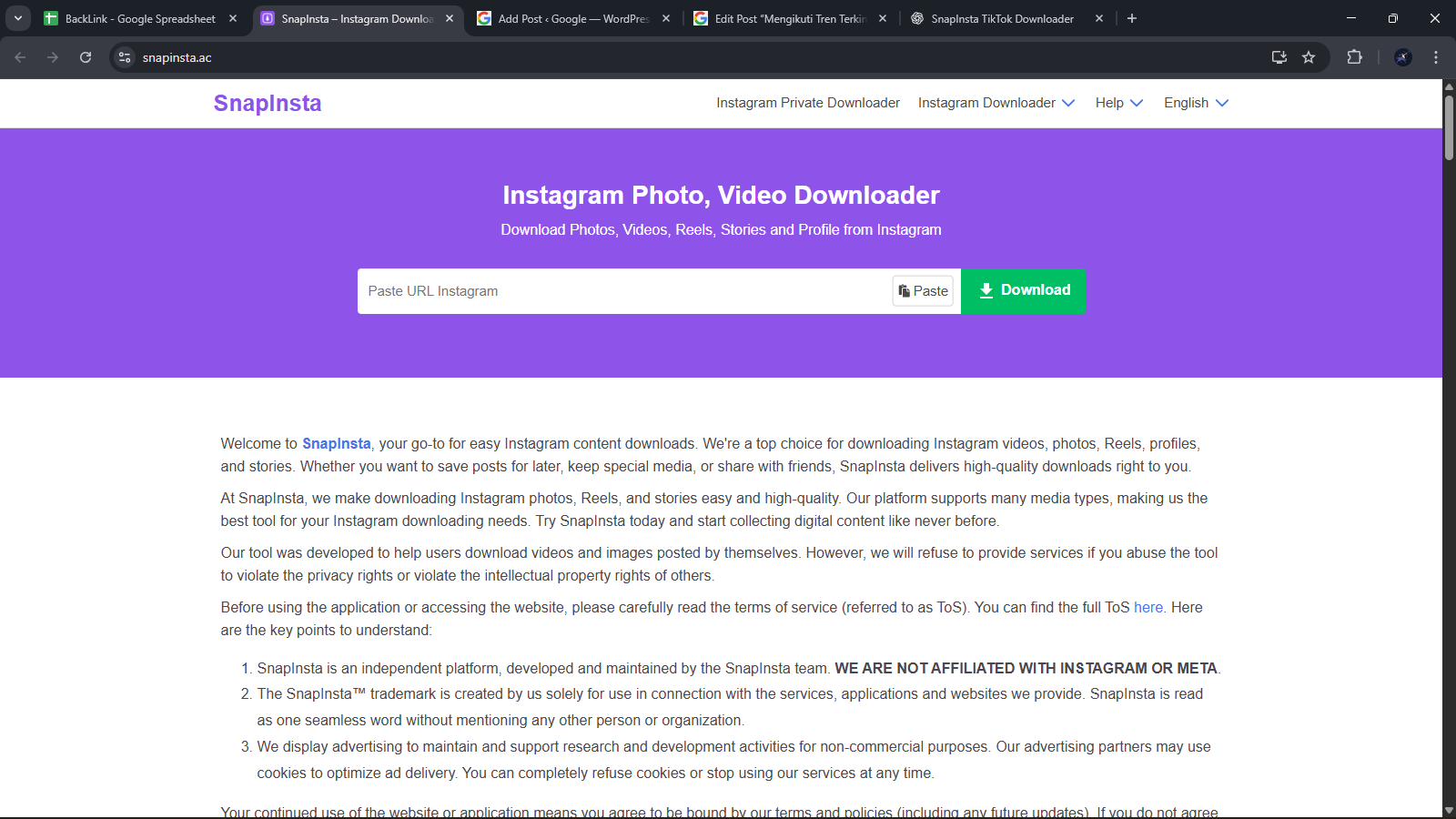 Menyimpan Video TikTok